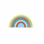 Load image into Gallery viewer, Rainbow Silicone Stacker Toy
